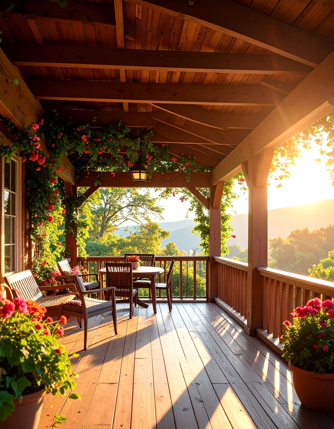 Pergola Style Shed Roof Porch with Partial Coverage - 25 Shed Roof Porch Design Ideas