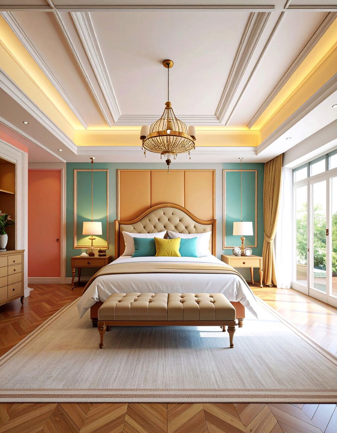 Peripheral Border Pop Ceiling Design - 25 Pop Ceiling Design Ideas