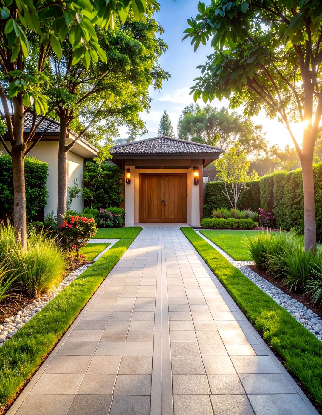 Permeable Paver Eco Friendly Design - 25 driveway entrance ideas