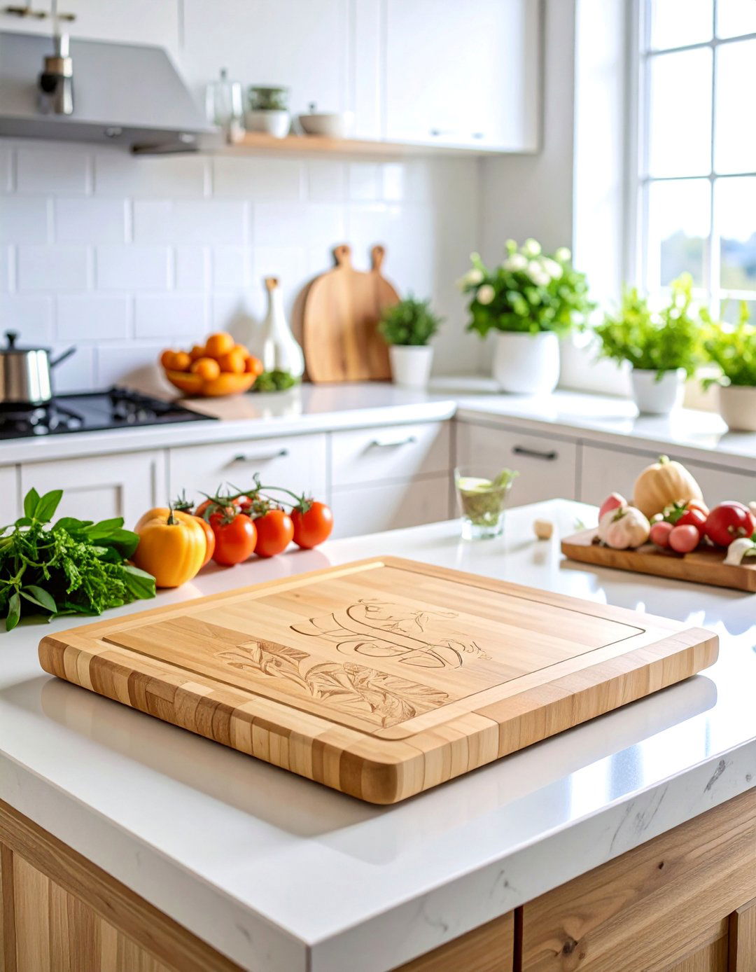 Personalized Cutting Board with Names and Wedding Date - 25 Wedding Gift Ideas for Couples