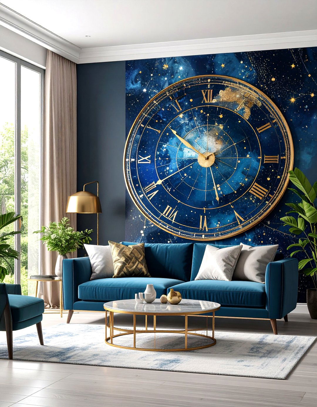 Personalized Star Map Clock - 25 First Wedding Anniversary Gift Ideas