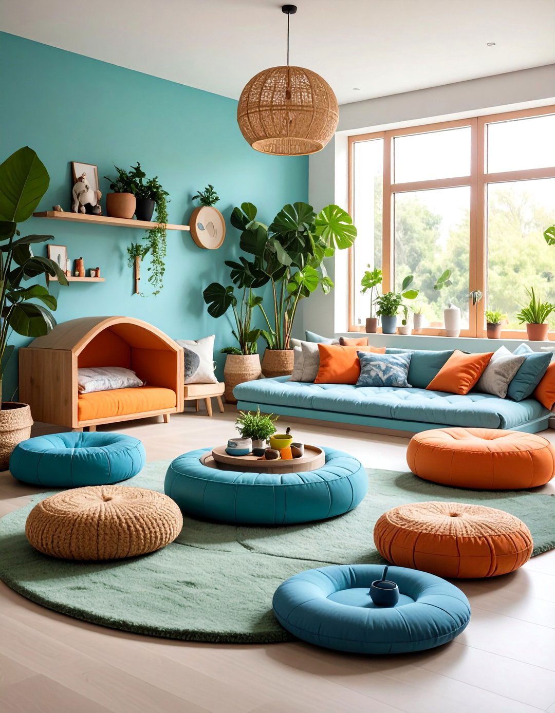 Pet Relaxation Area - 25 Living Room Nook Ideas