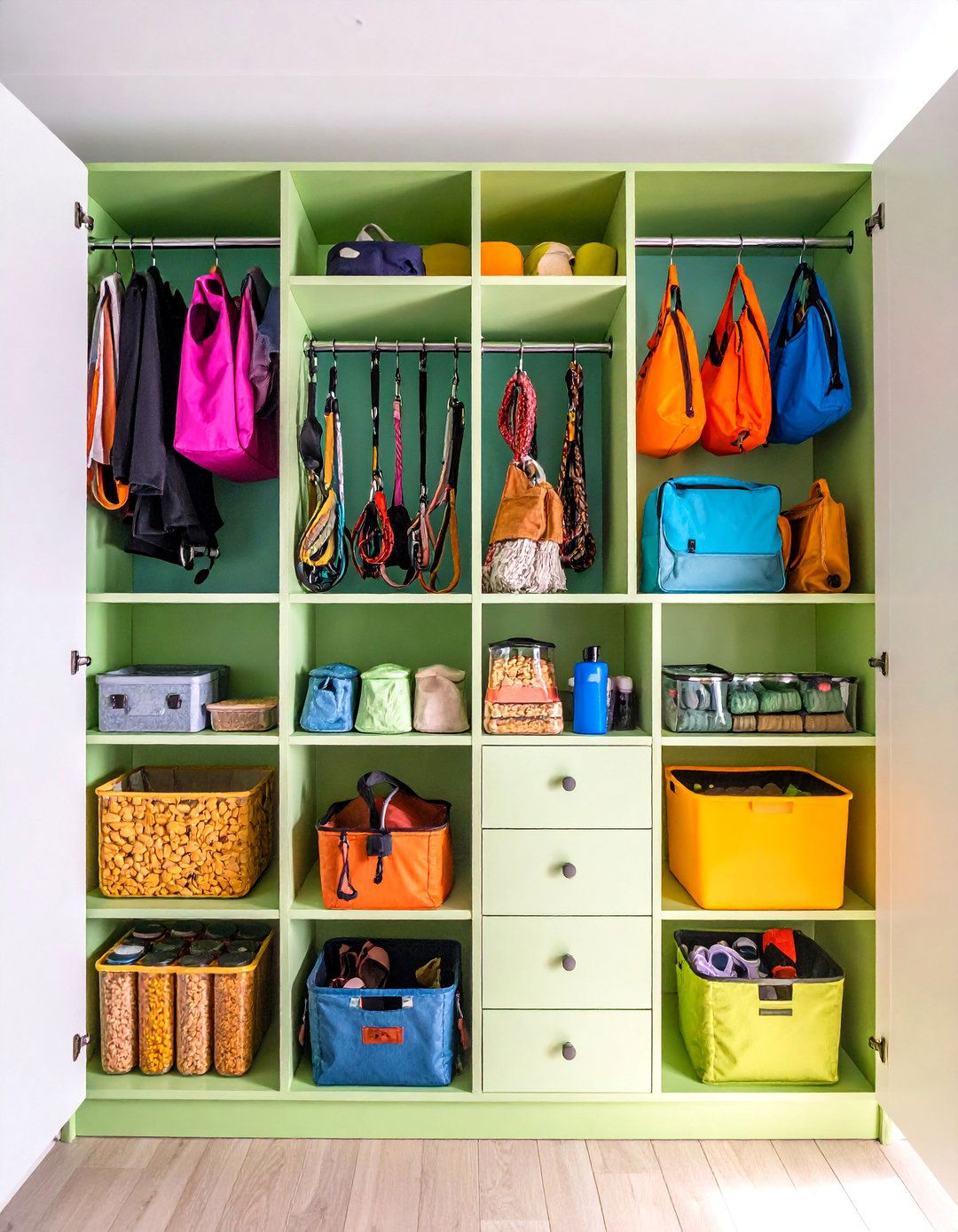 Pet Supply Hall Closet Organization - 25 Hall Closet Organization Ideas
