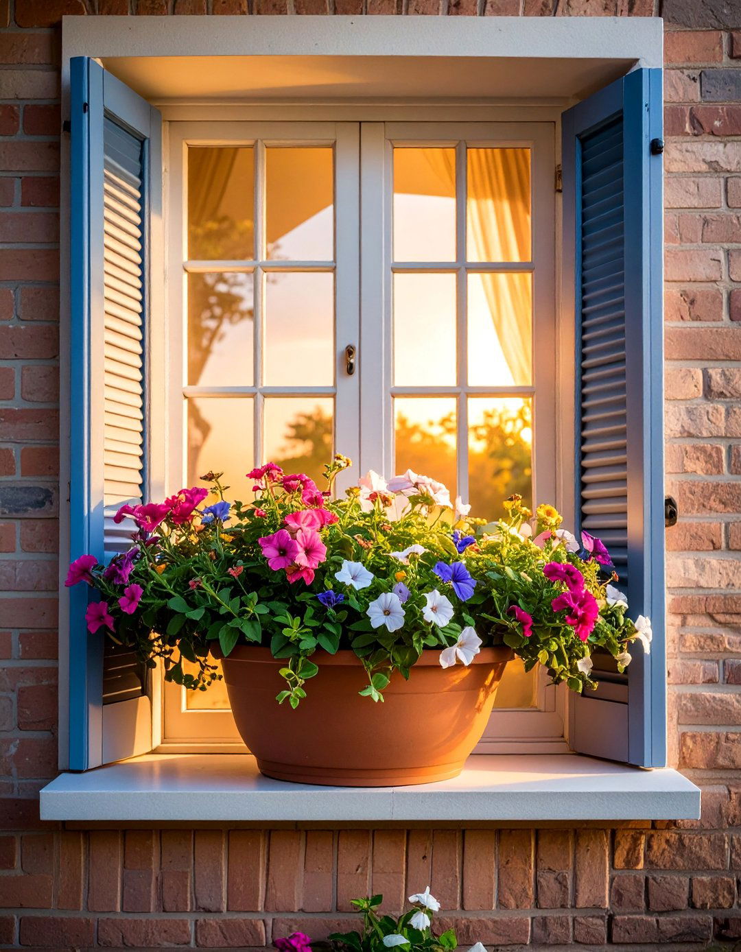 Petunia Cascading Window Boxes for Cheerful Color - 25 Front Door Plants