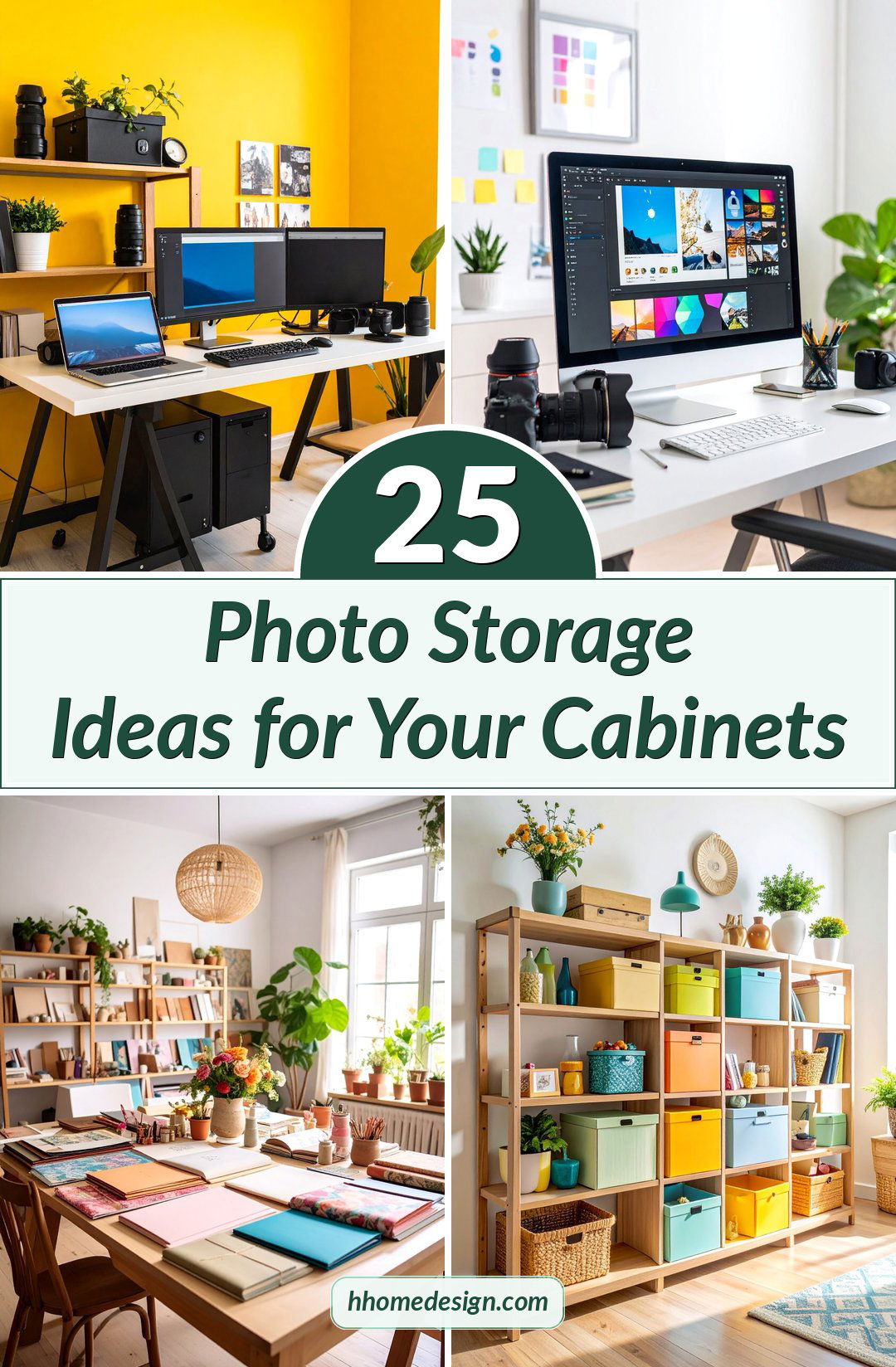 25 Photo Storage Ideas for Your Cabinets