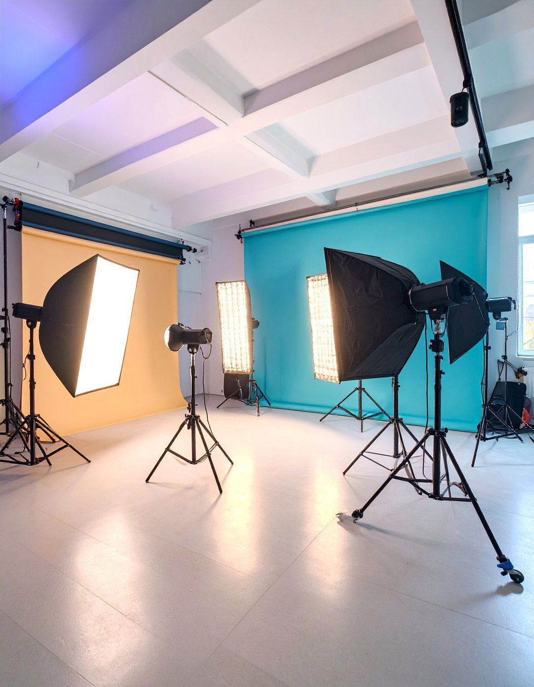Photography Studio with Lighting Equipment - 25 Garage Conversion Ideas