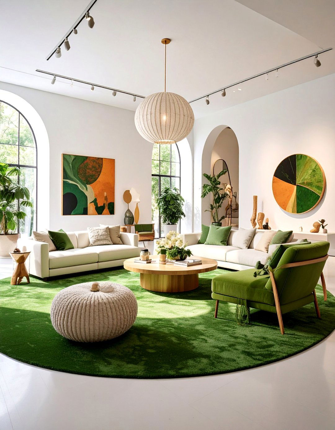 Pine Green Carpet Art Gallery Sophistication - 25 Green Carpet Living Room Ideas