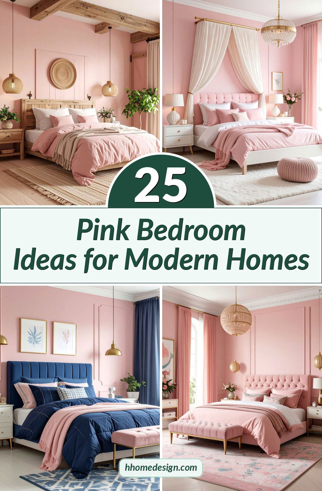 25 Pink Bedroom Ideas for Modern Homes
