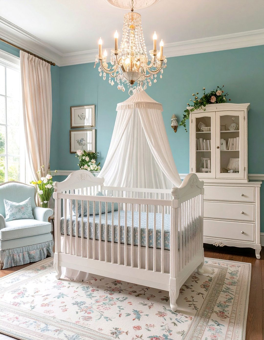 Pink French Provincial Nursery Style - 25 Pink Nursery Ideas