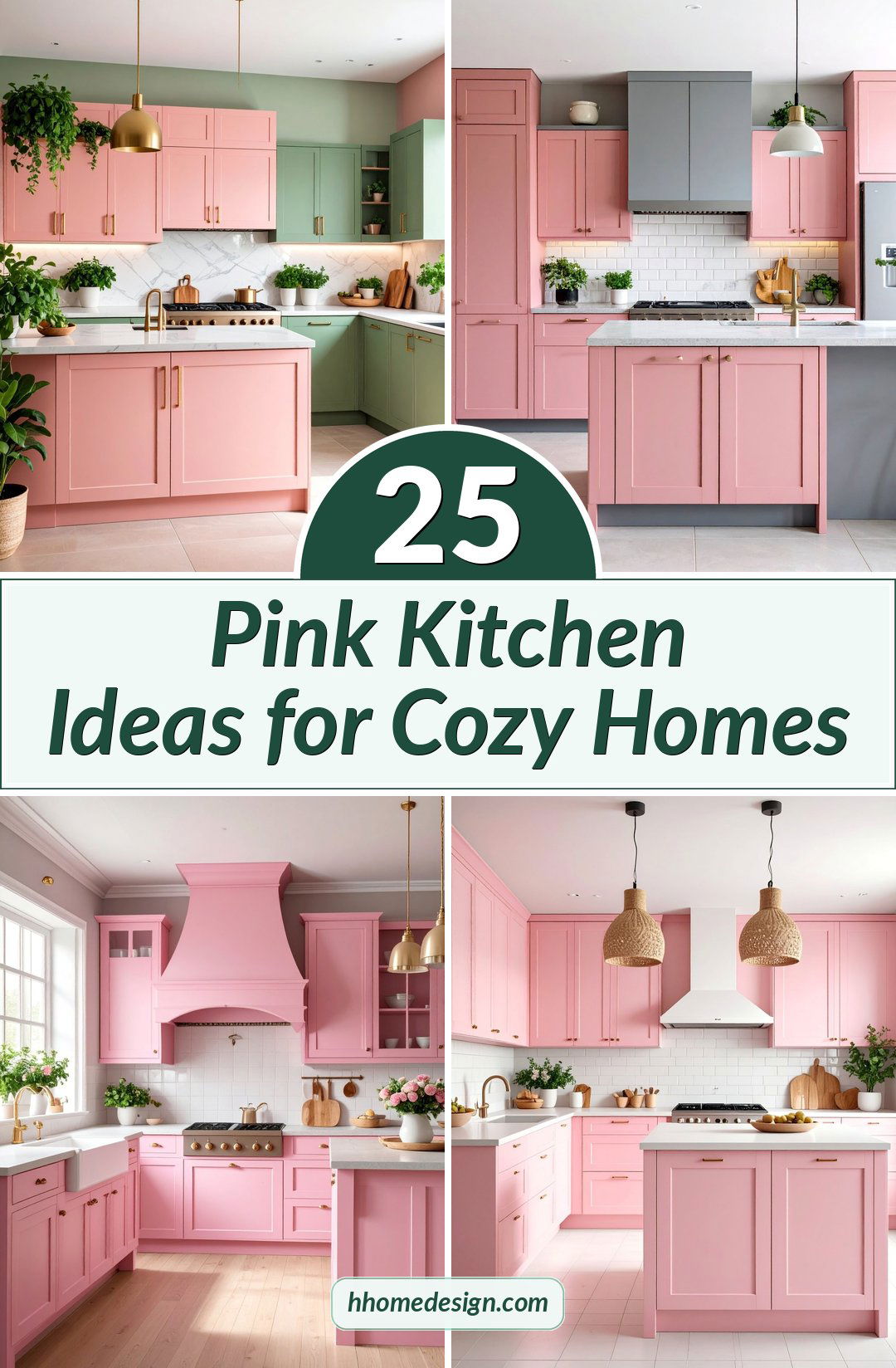 25 Pink Kitchen Ideas for Cozy Homes