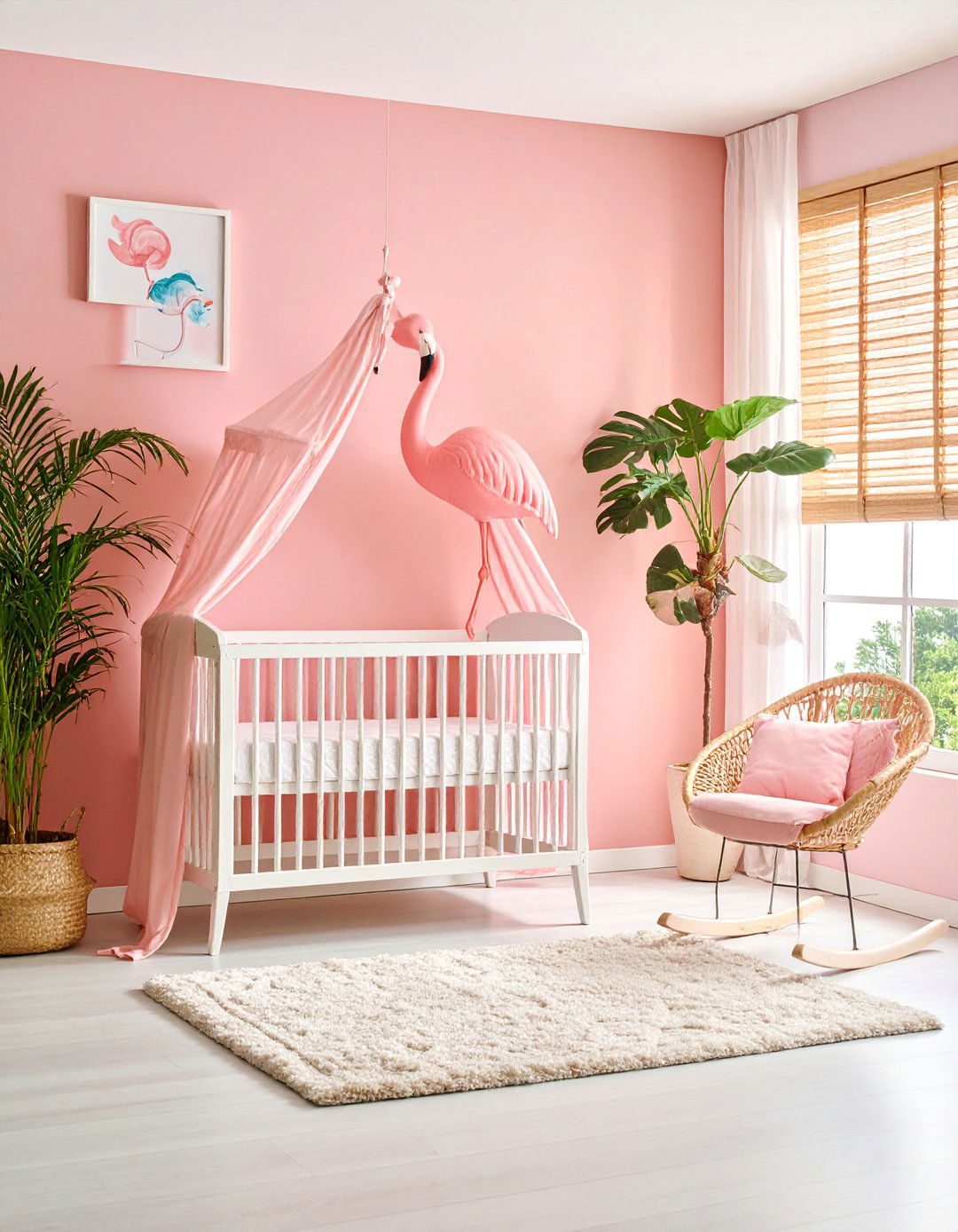 Pink Tropical Paradise Nursery Theme - 25 Pink Nursery Ideas