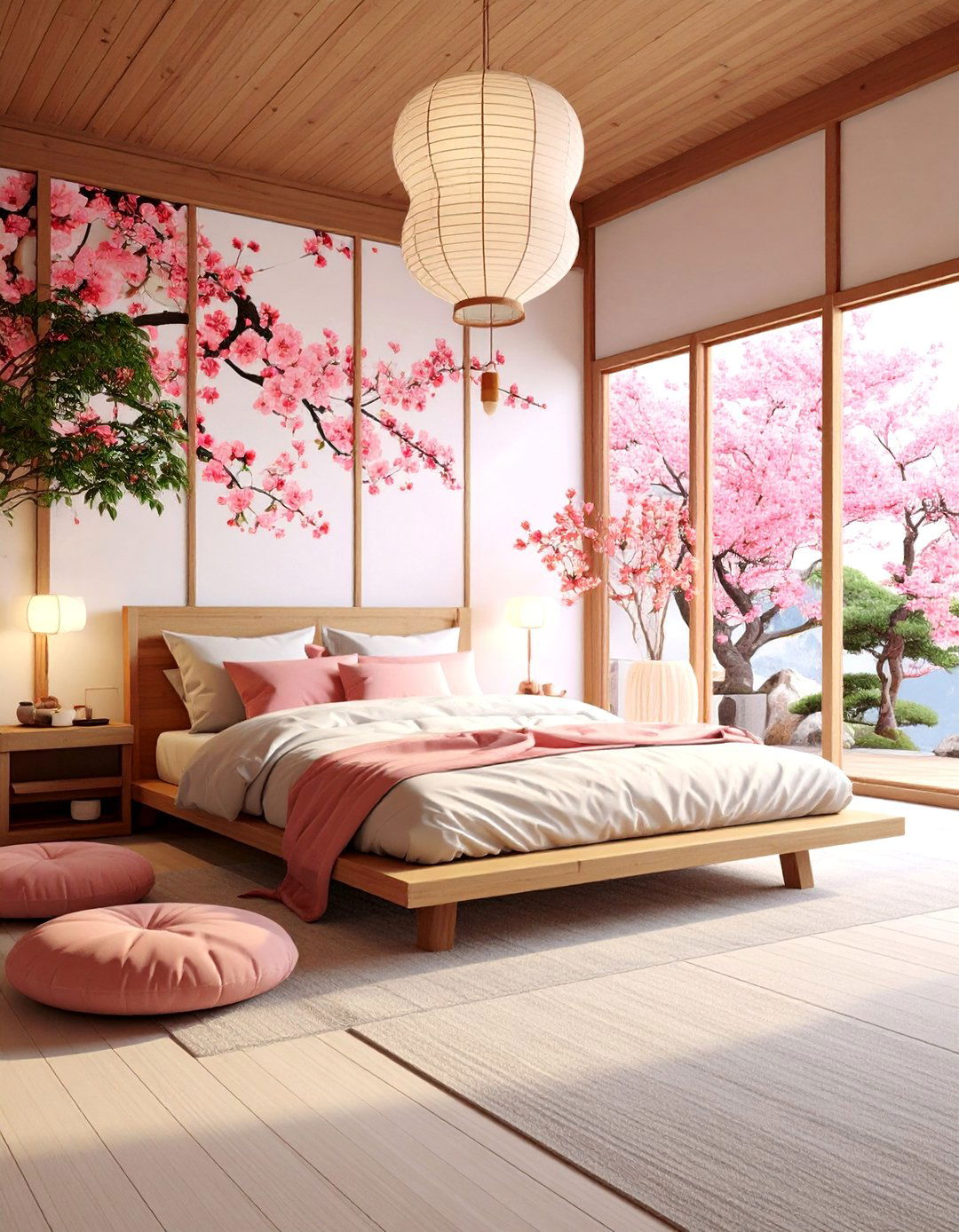 Pink Vintage Kimono Display Bedroom - 25 Pink Boho Bedroom Ideas