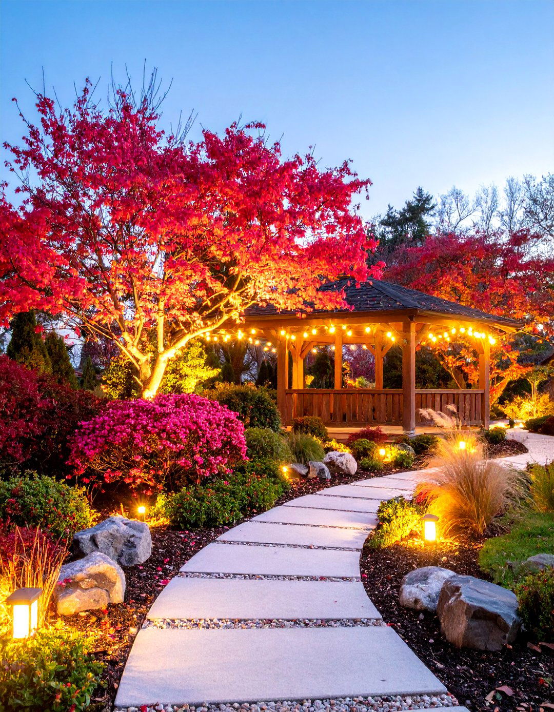 Pink Winter Interest Four Season Garden - 25 Pink Garden Ideas