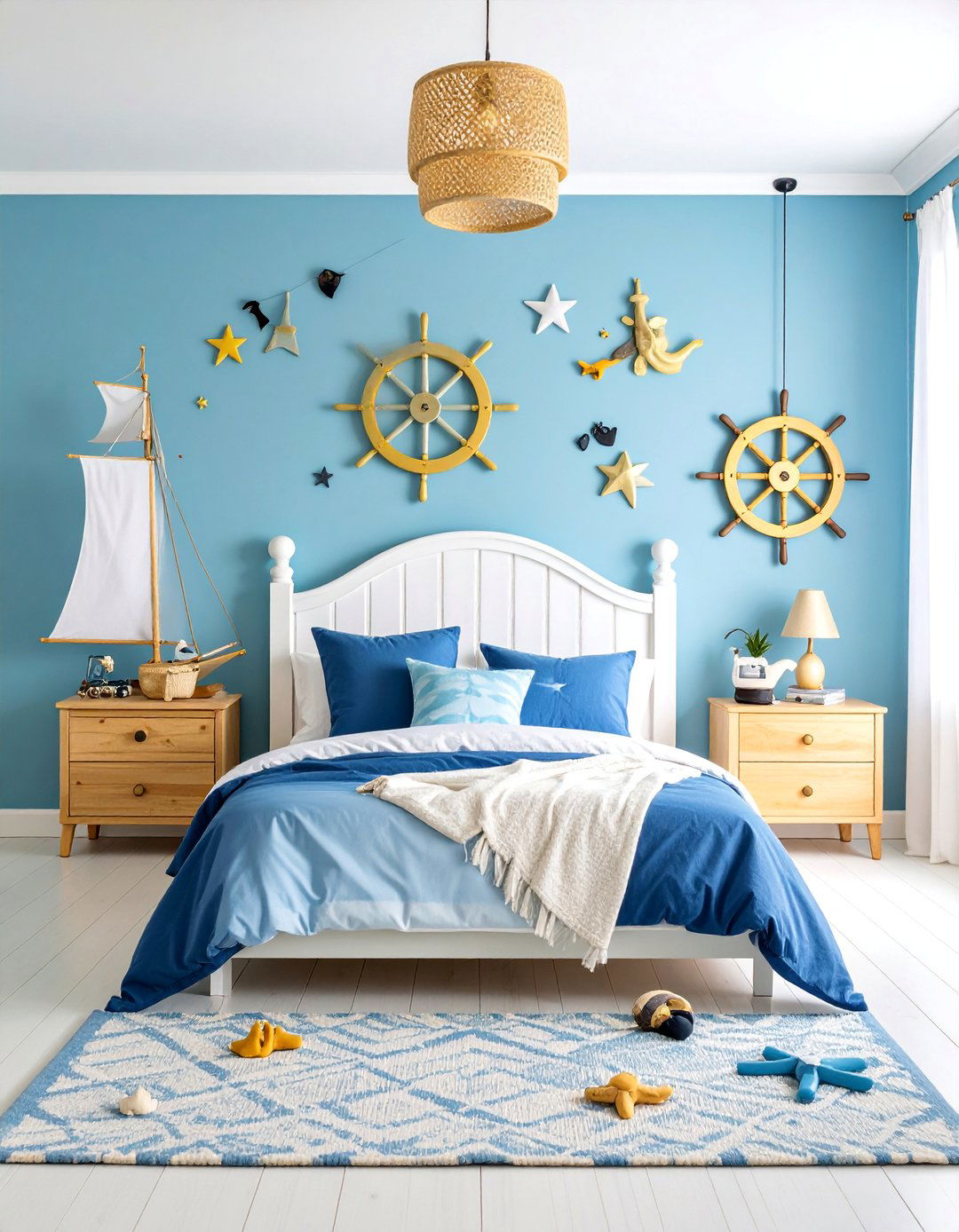 Pirate Ship Adventure with Nautical Storage Elements - 25 Toddler Room Ideas