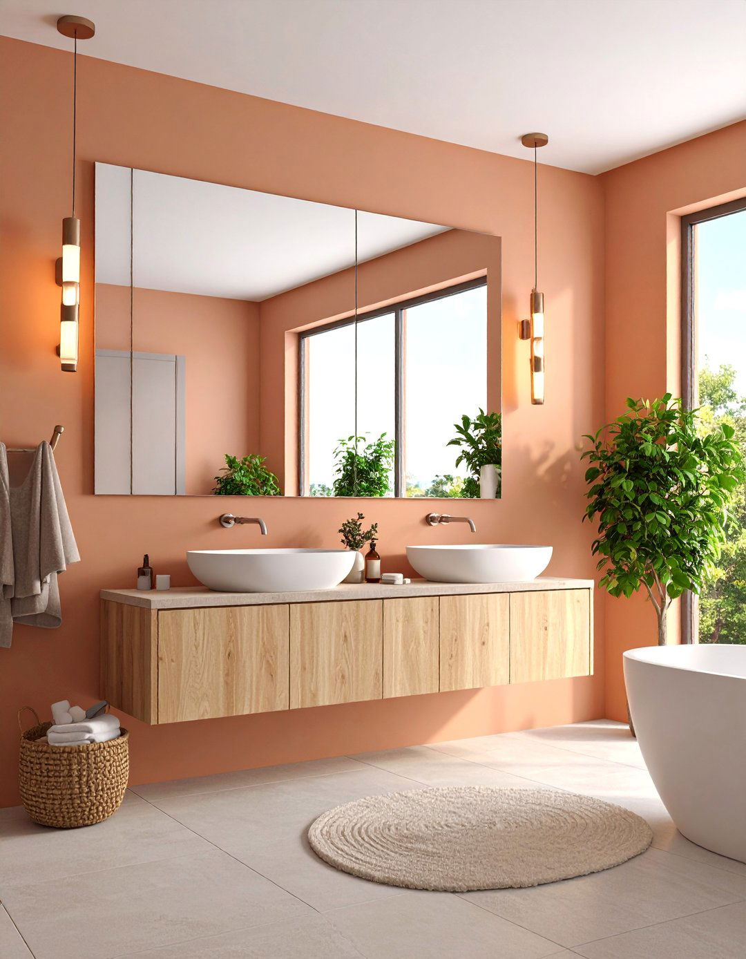 Pivot Mirror with Adjustable Positioning - 25 Bathroom Mirror Ideas