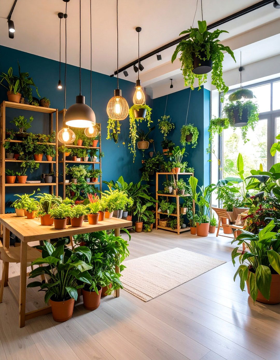 Plant Filled Urban Jungle Apartment Design - 25 Apartment Decorating Ideas