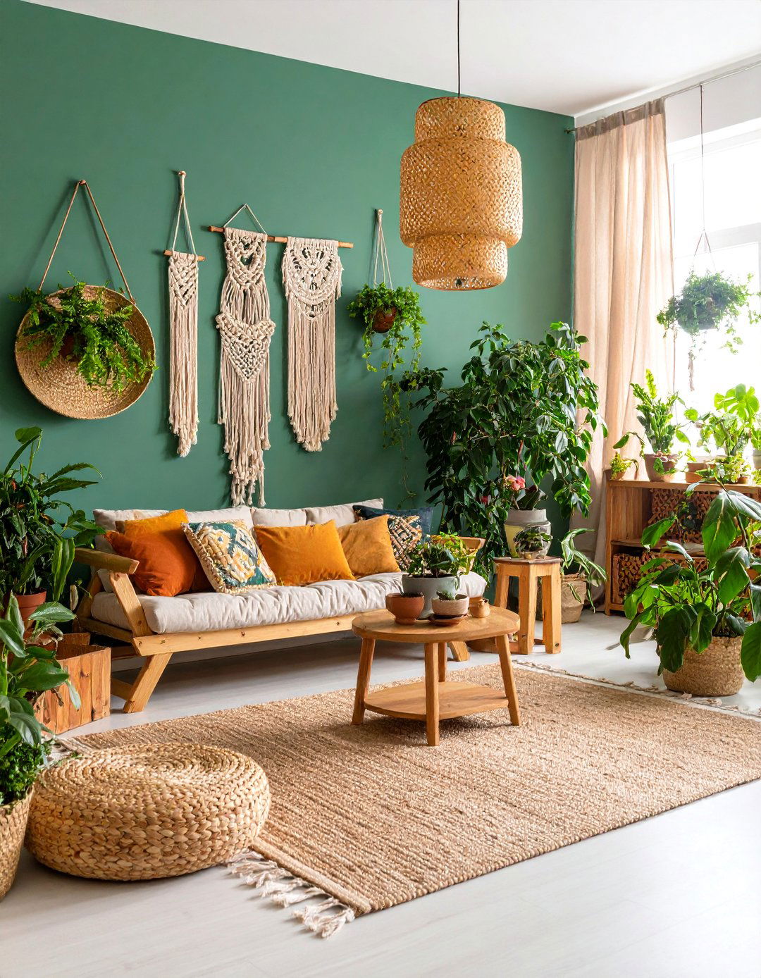 Plant Paradise Indoor Garden Room - 25 Bohemian Interior Design Ideas