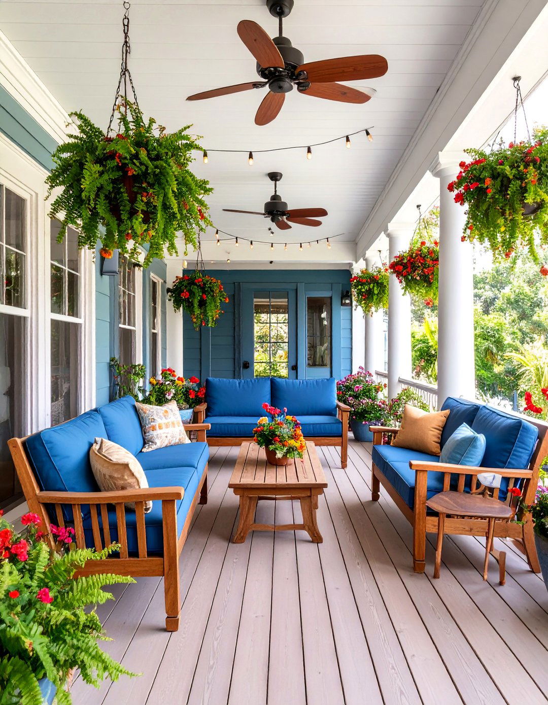 Plantation Style Wraparound Porch Living - 25 Hawaiian Interior Design Ideas