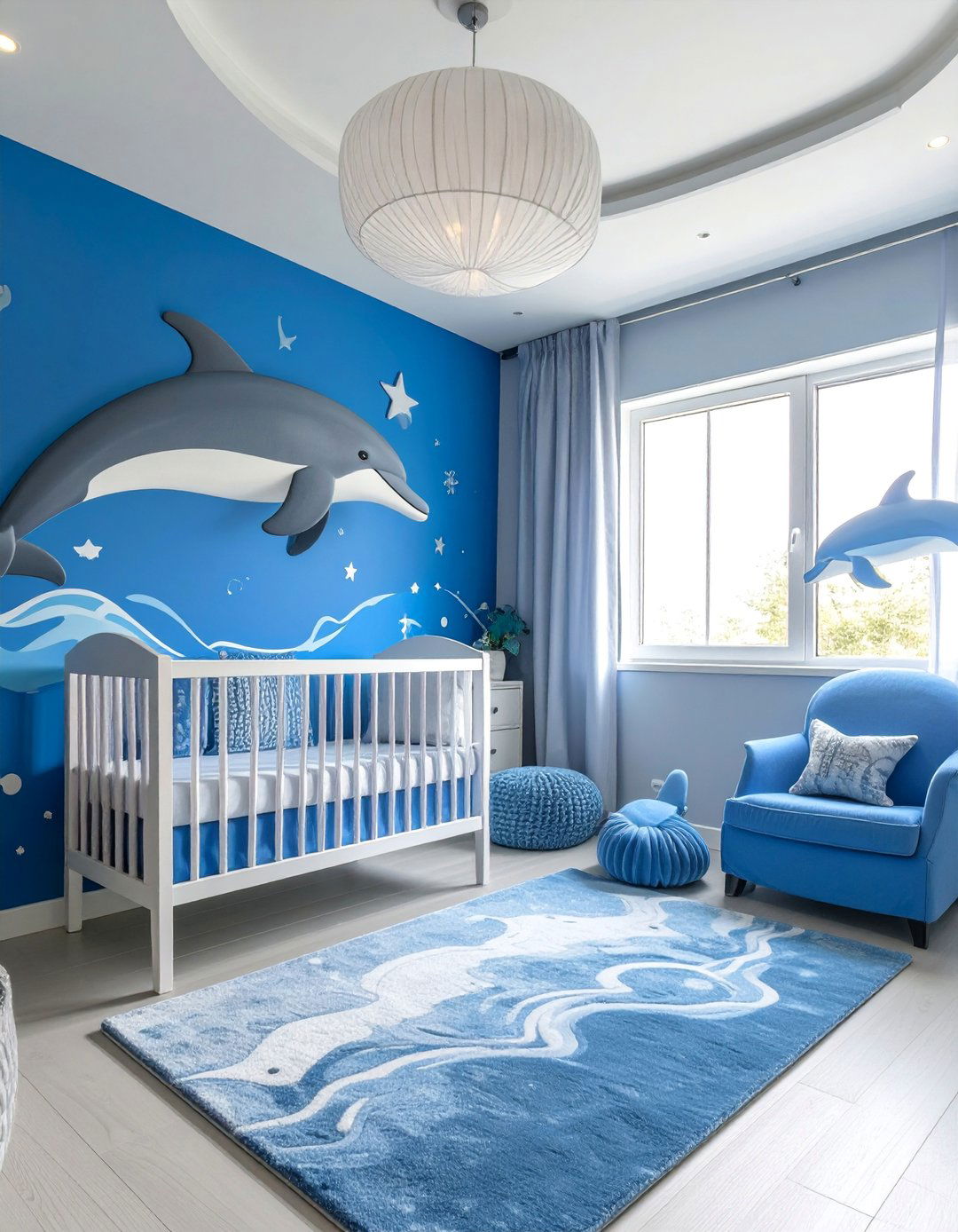 Playful Dolphin Bay Adventure - 25 Ocean-themed Nursery Ideas