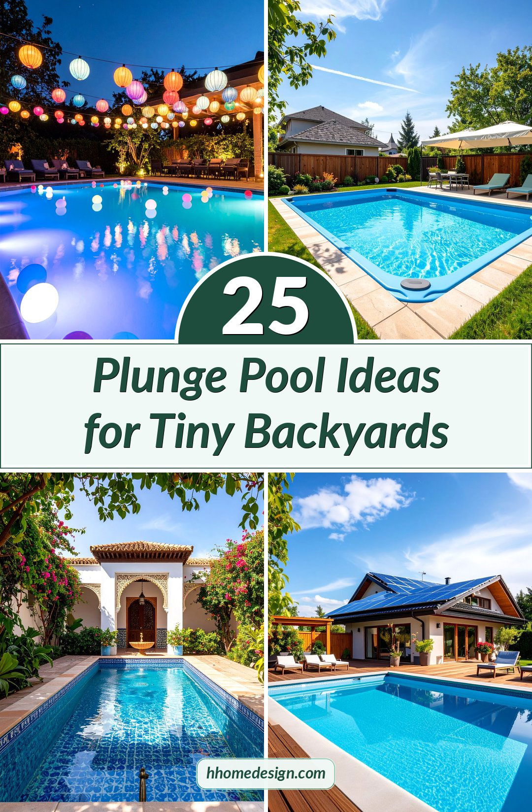 25 Plunge Pool Ideas for Tiny Backyards