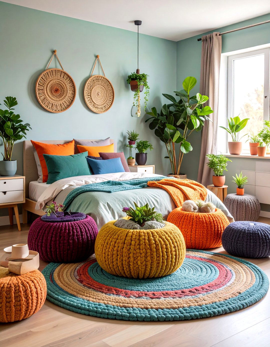 Pocket Planter Felt Wall System - 25 Indoor Plant Wall Ideas