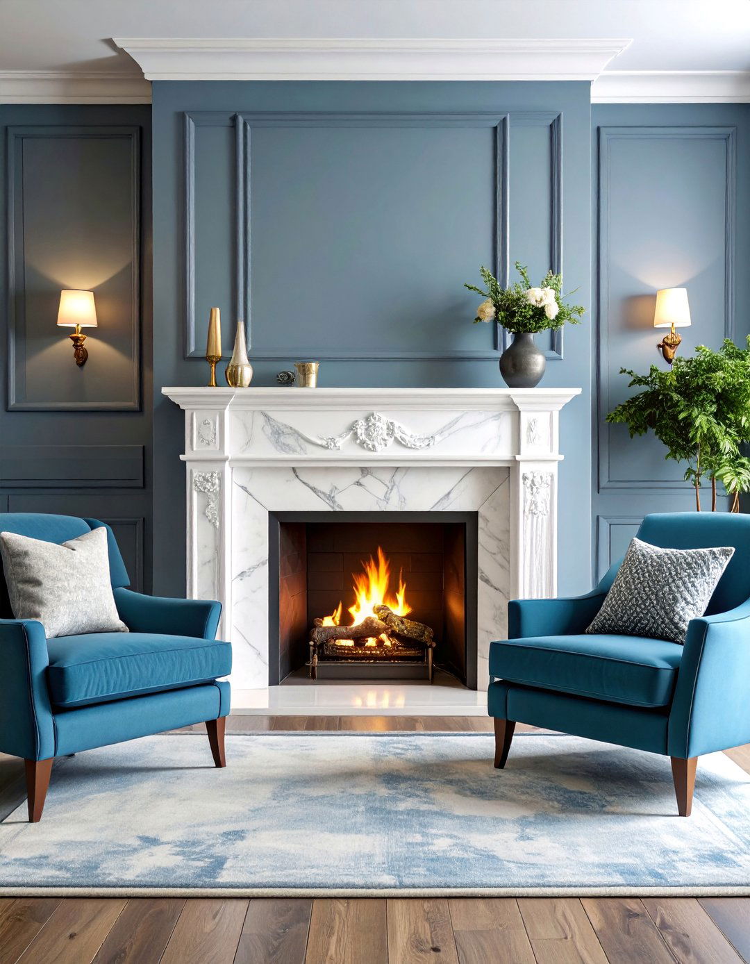 Polished Carrara Inspired Quartz Fireplace Surround - 25 Quartz Fireplace Surround Ideas