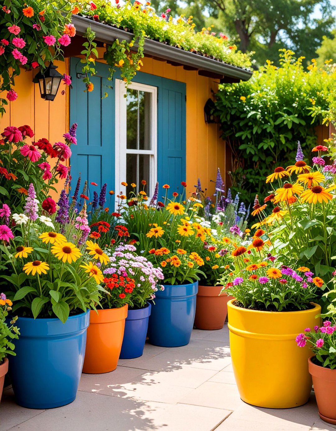 Pollinator Friendly Flower Garden - 25 Patio Small Garden Ideas