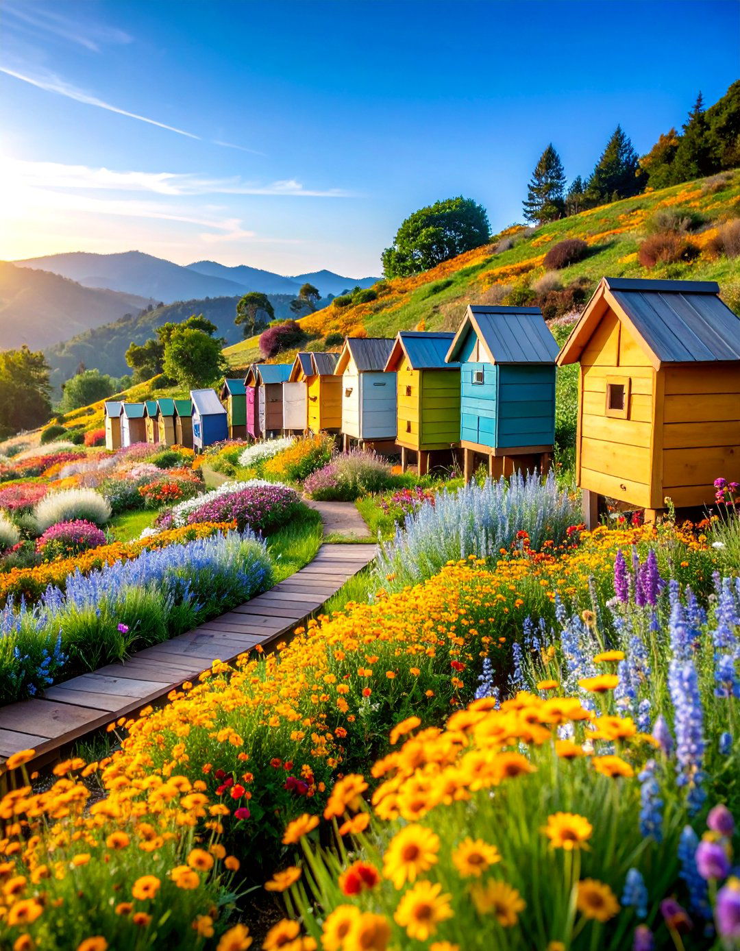 Pollinator Paradise Slope - 25 Sloping Garden Design Ideas
