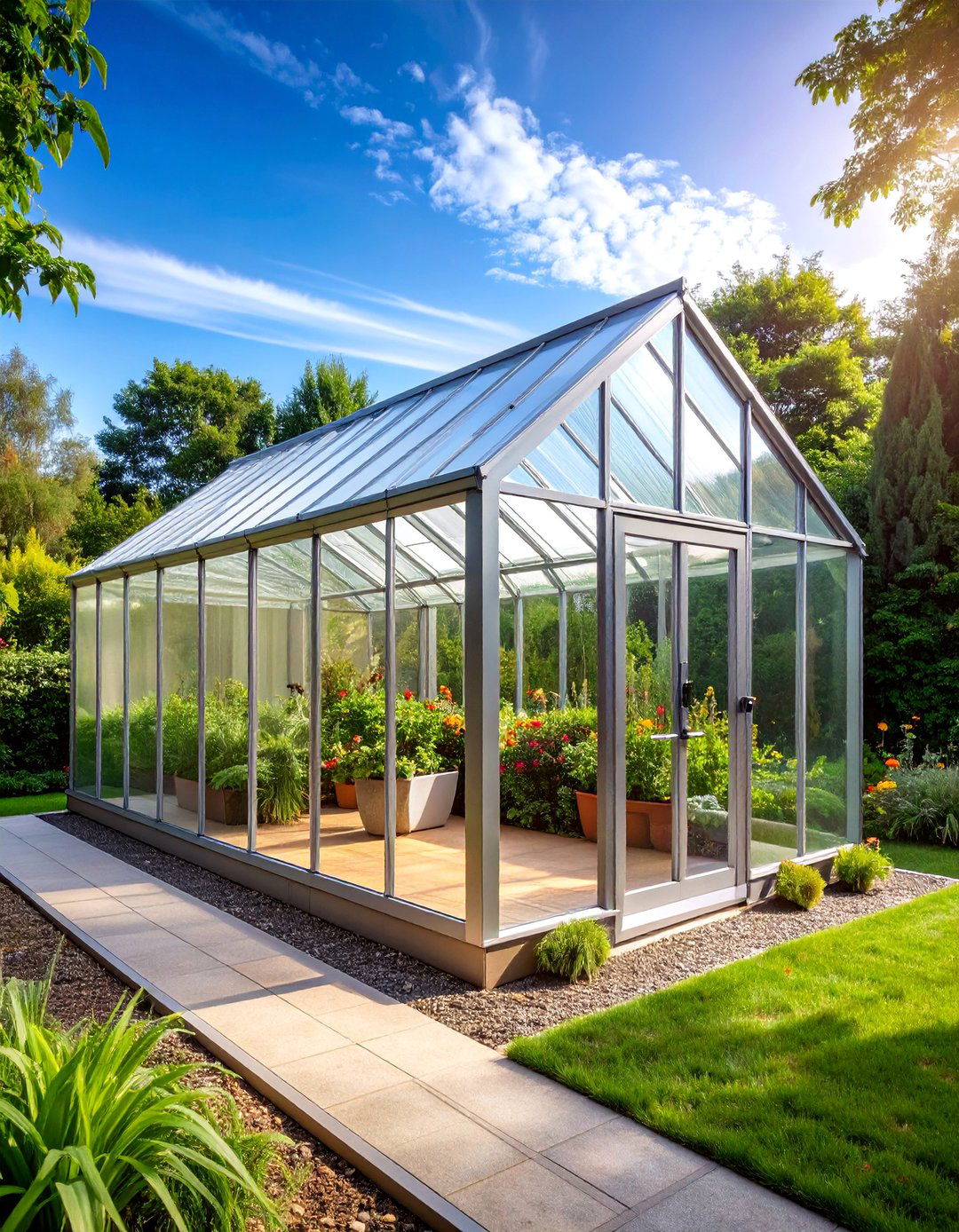 Polycarbonate Greenhouse with Twin Wall Insulation - 25 Greenhouse Ideas