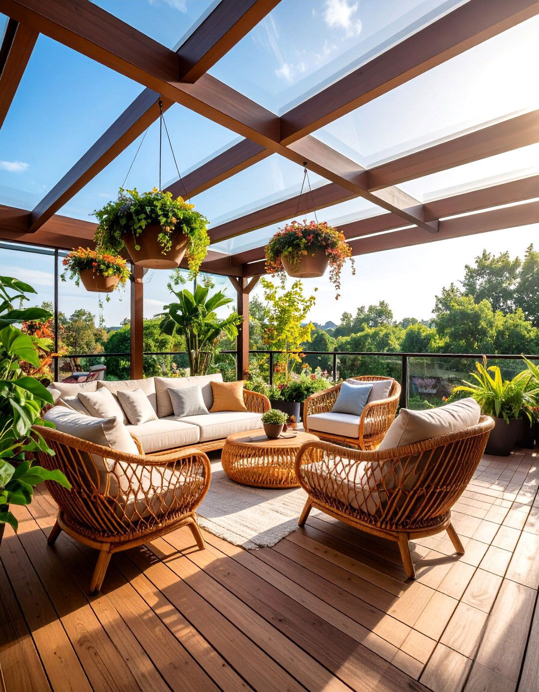 Polycarbonate Pergola Roof - 25 Pergola Roof Ideas