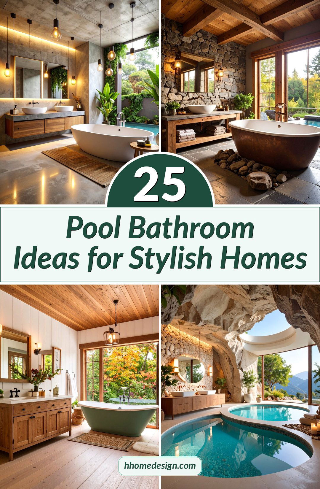 25 Pool Bathroom Ideas for Stylish Homes
