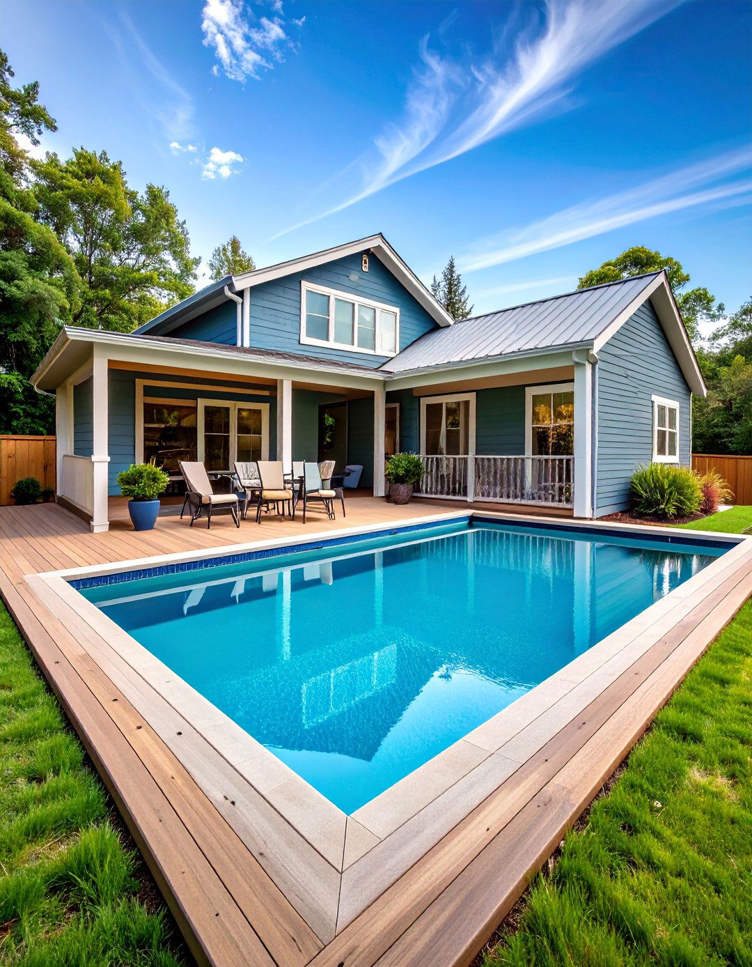 Pool Deck Connection Porch - 25 Mobile Home Porch Ideas