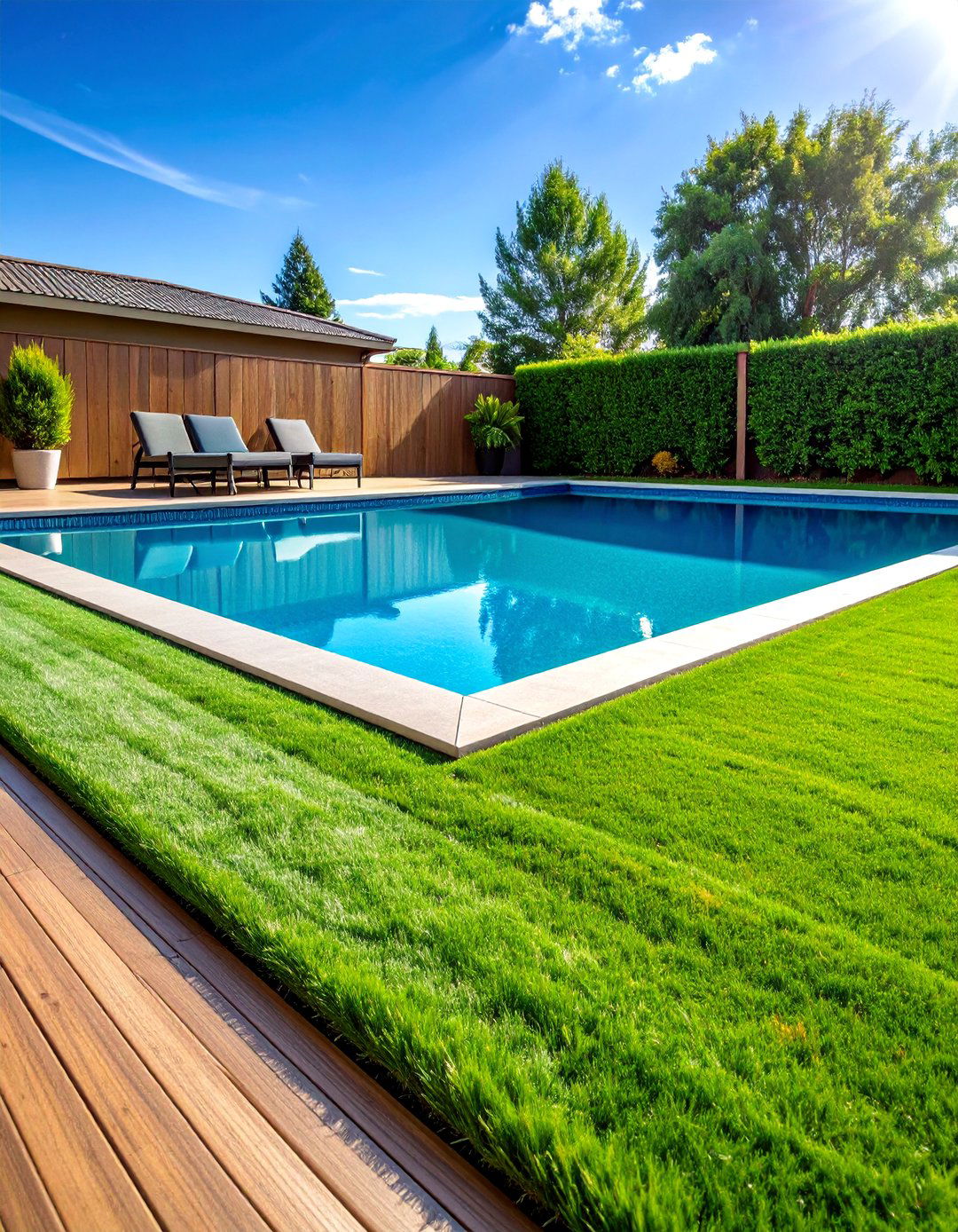Pool Deck and Surround Installation - 25 Backyard Turf Ideas