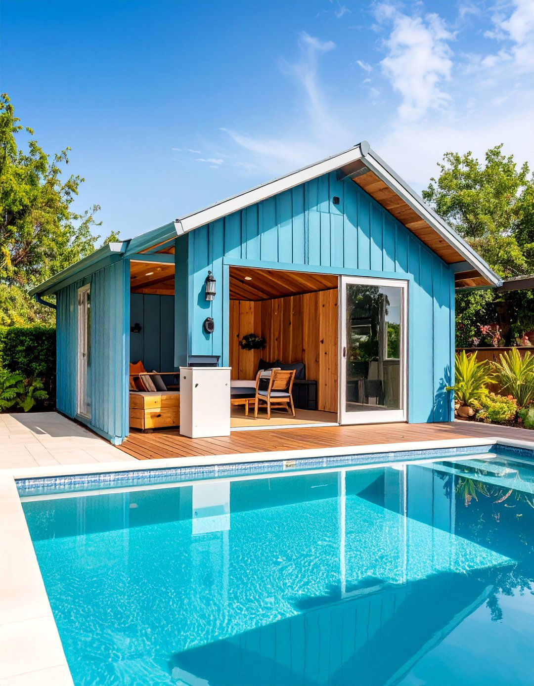 Pool Equipment Utility Shed - 25 Pool Shed Ideas