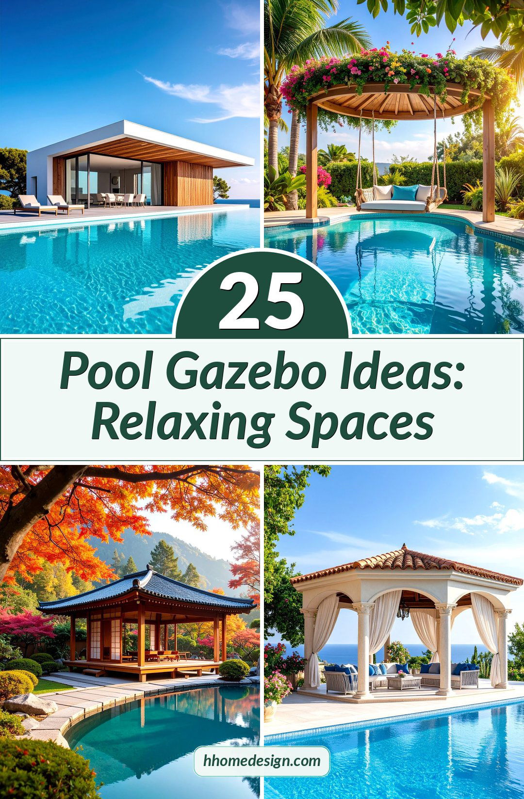 25 Pool Gazebo Ideas Relaxing Spaces