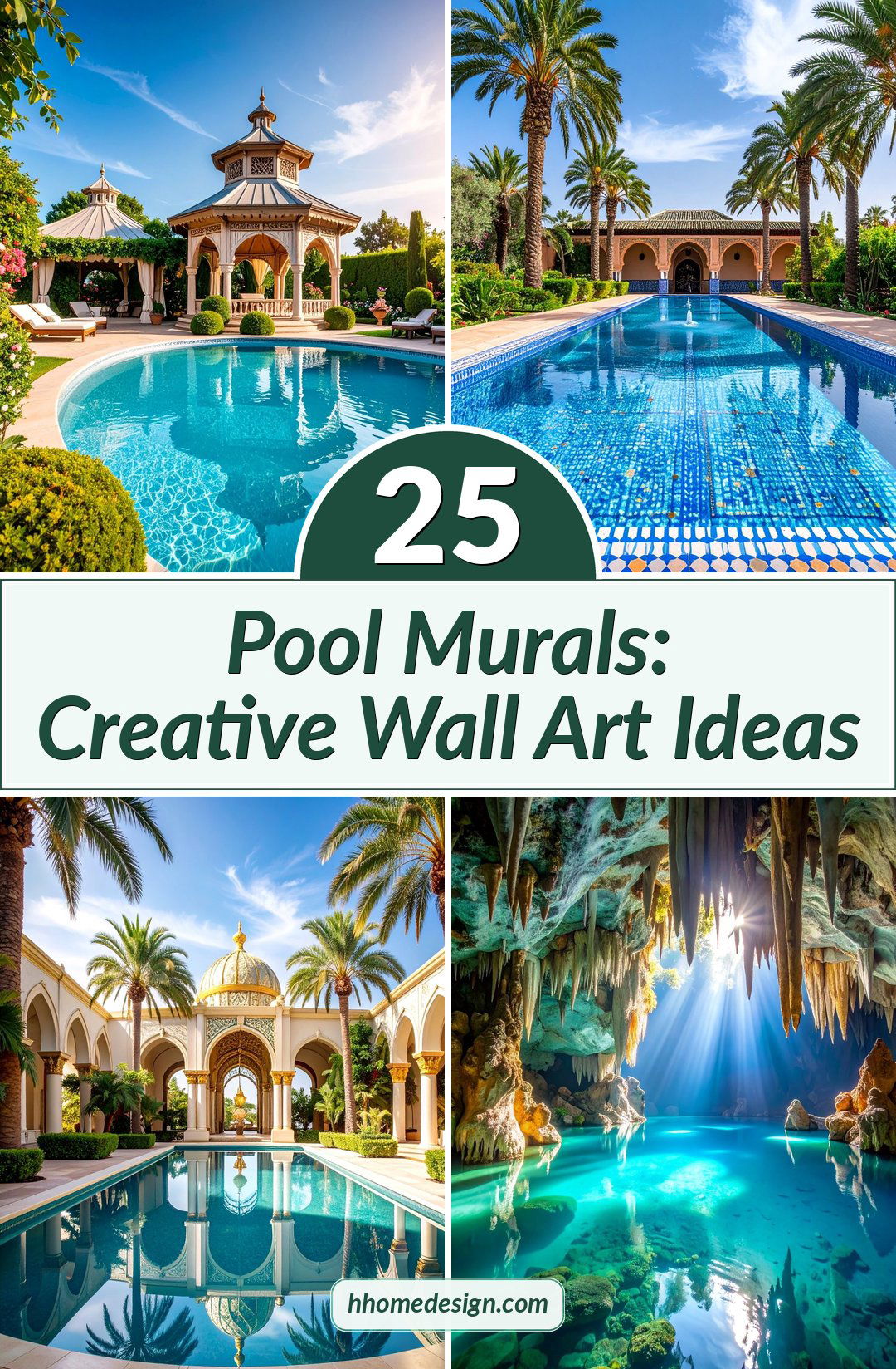 25 Pool Murals Creative Wall Art Ideas