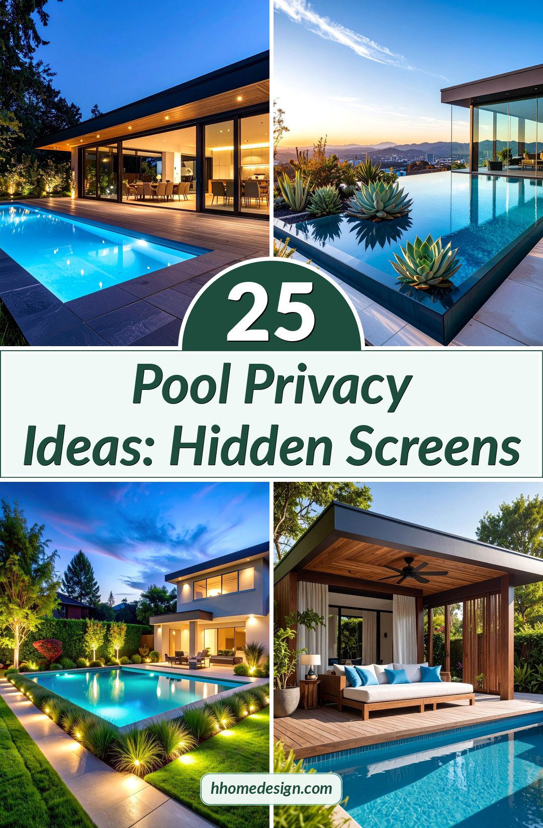 25 Pool Privacy Ideas Hidden Screens