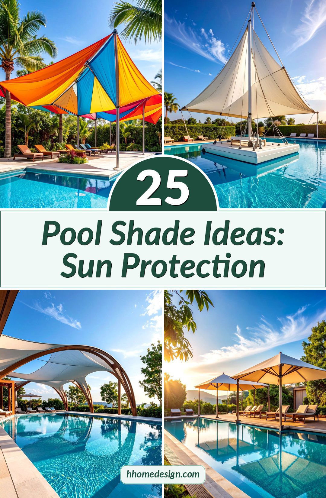 25 Pool Shade Ideas Sun Protection