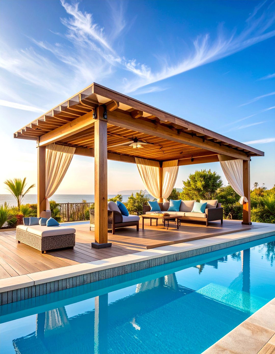 Poolside Cabana Design - 25 Covered Patio Ideas