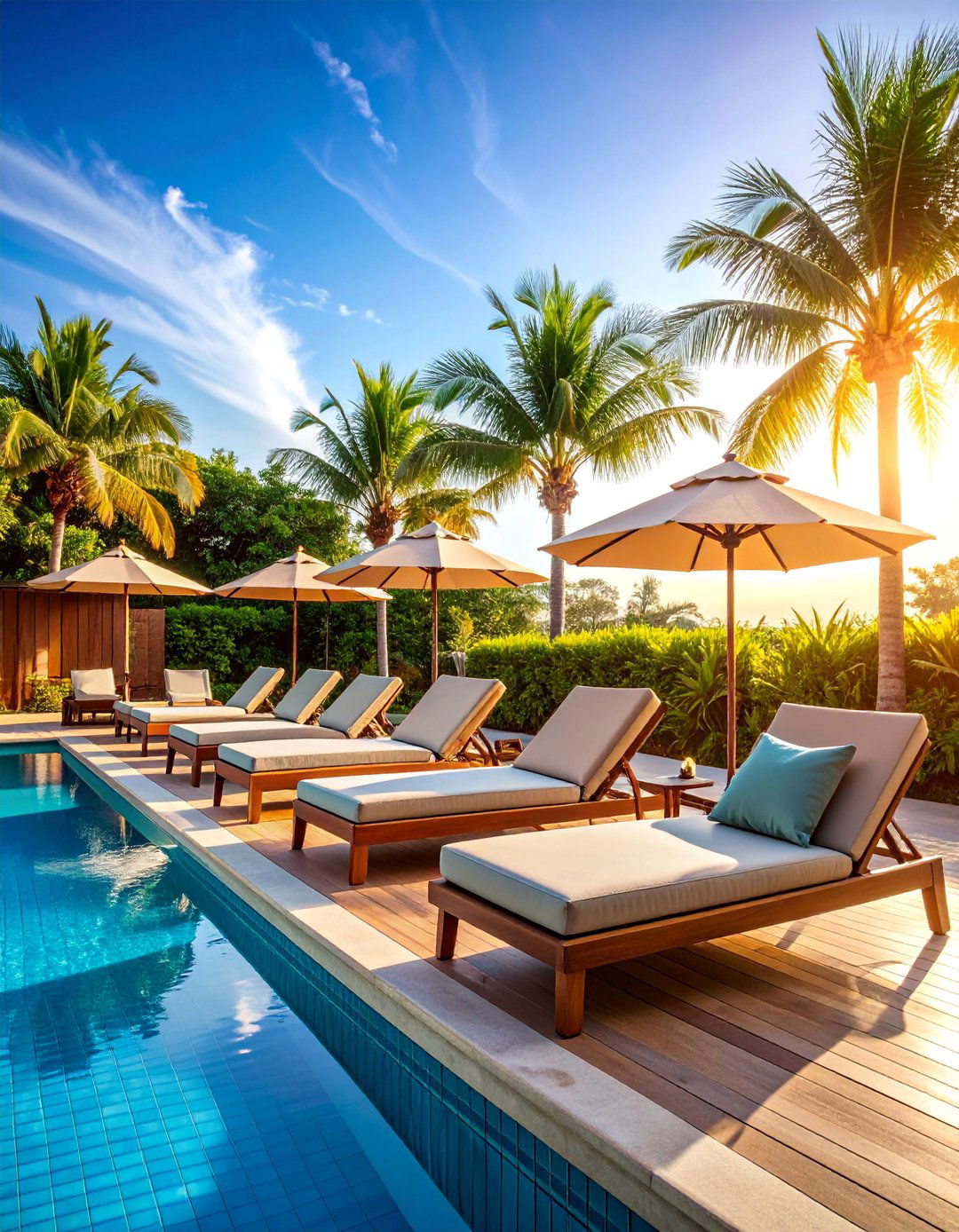 Poolside Lounge Cluster with Splash Proof Materials - 25 Outdoor Seating Ideas