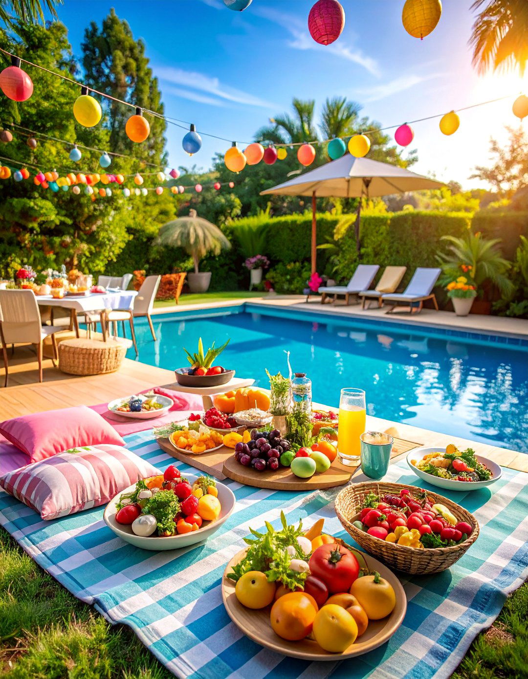 Poolside Picnic Pool Party - 25 Pool Party Ideas