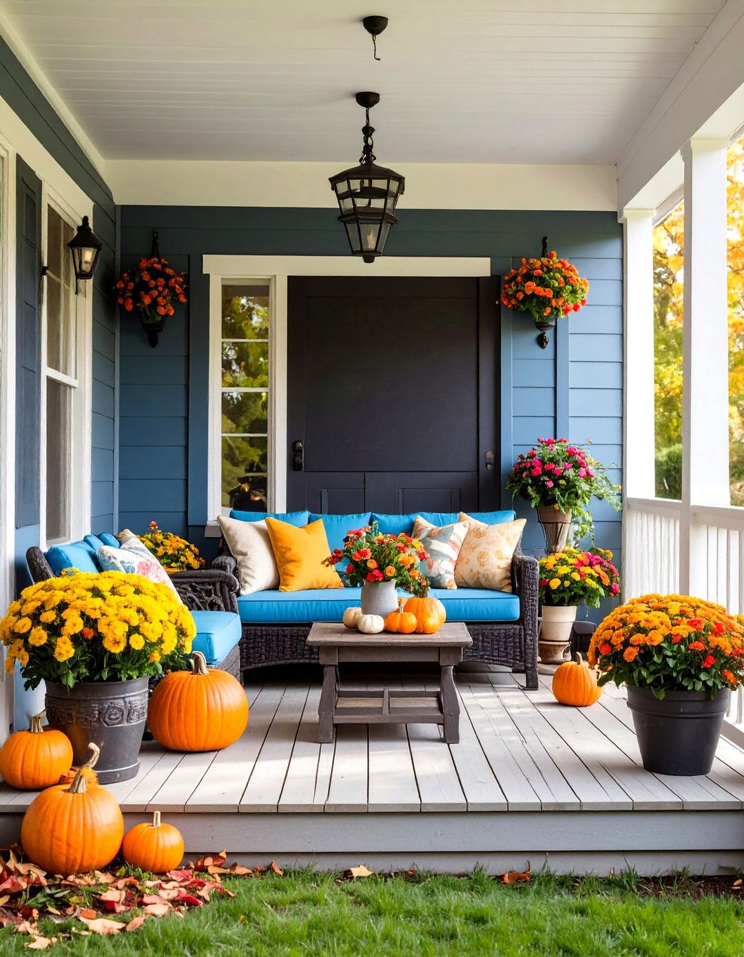 Porch Seasonal Display Chalkboard - 25 Chalkboard Ideas