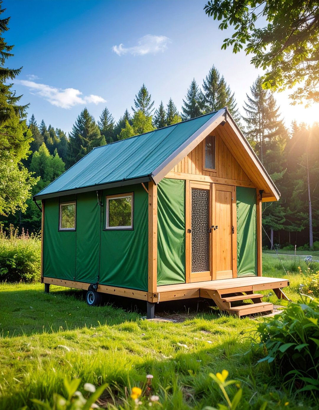 Portable Collapsible Wood Shed - 25 wood shed ideas