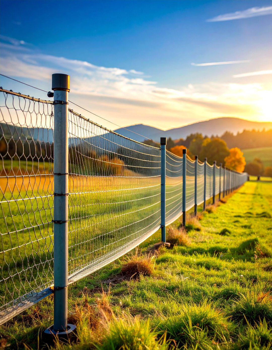 Portable Electric Netting Farm Fence - 25 Farm Fence Ideas