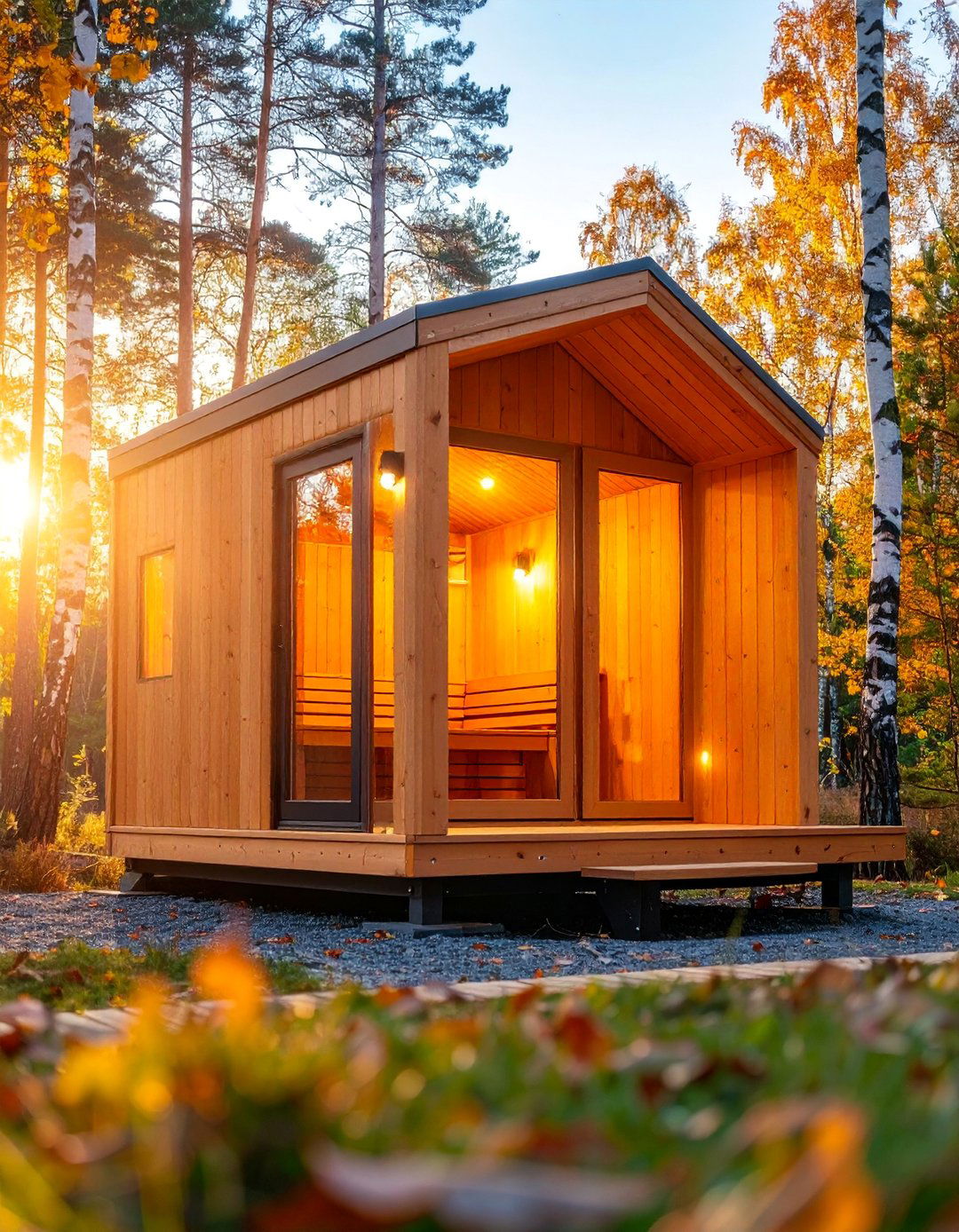 Portable Modular Sauna with Quick Assembly - 25 Outdoor Sauna Ideas