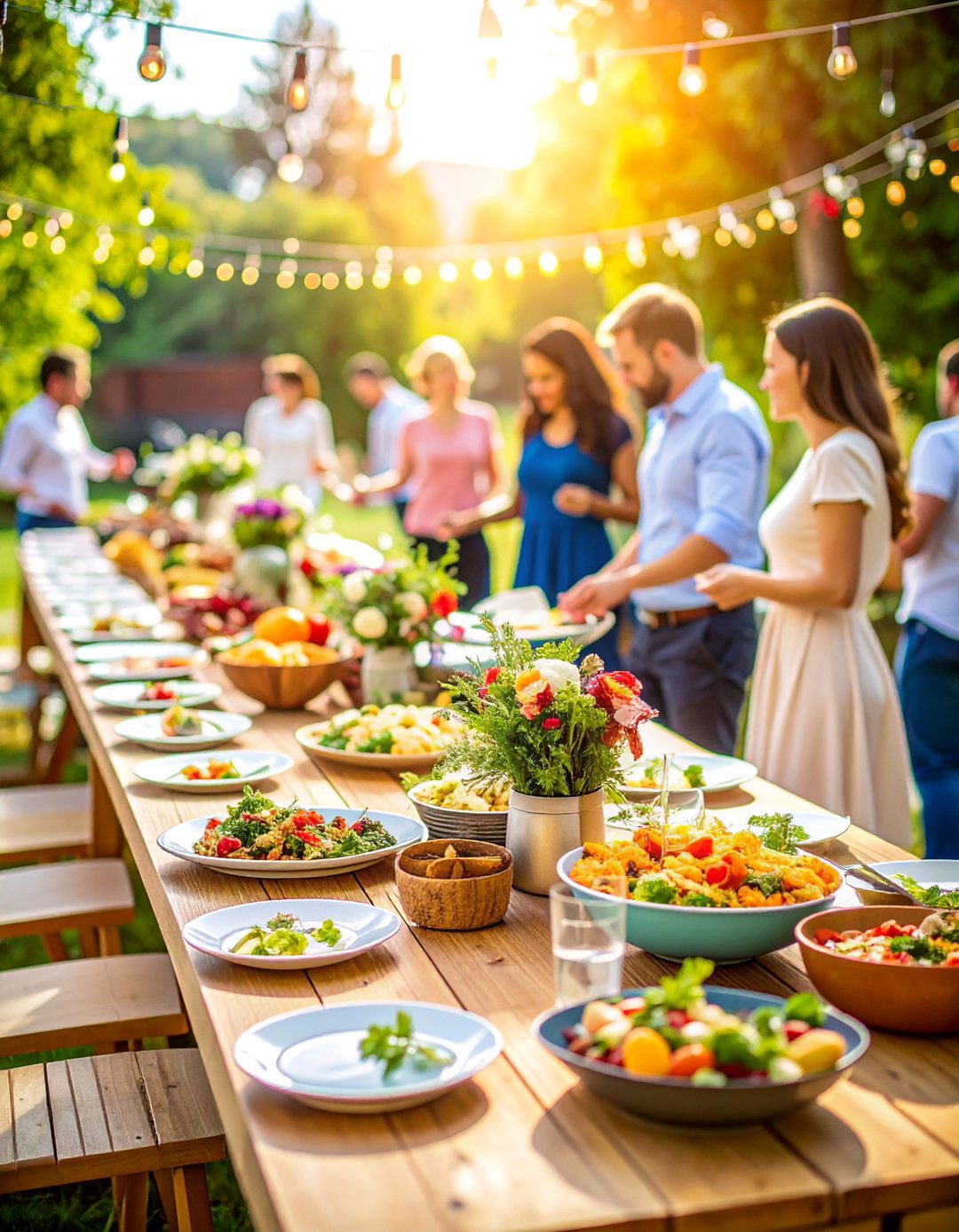 Potluck Community Wedding - 25 Casual Wedding Ideas