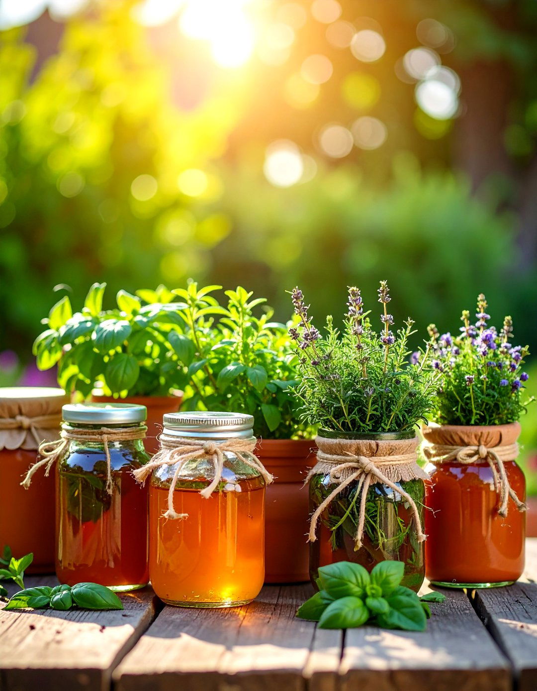 Potted Herb Garden Centerpiece - 25 non-floral wedding centerpiece ideas