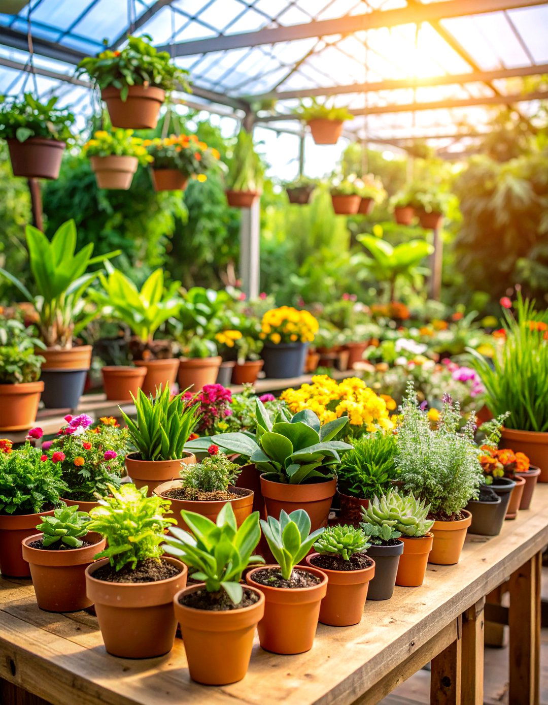 Potted Plant Garden Centerpiece - 25 non-floral wedding centerpiece ideas
