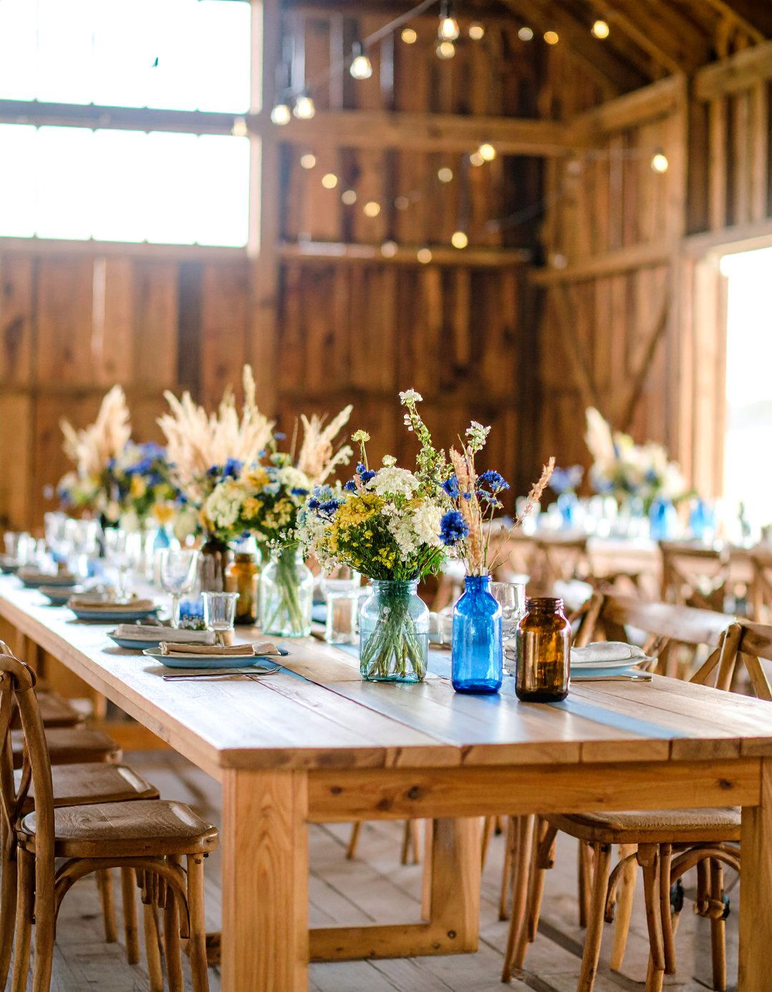 Prairie Barn Wedding with Wildflowers and Natural Grasslands - 25 Barn Wedding Ideas