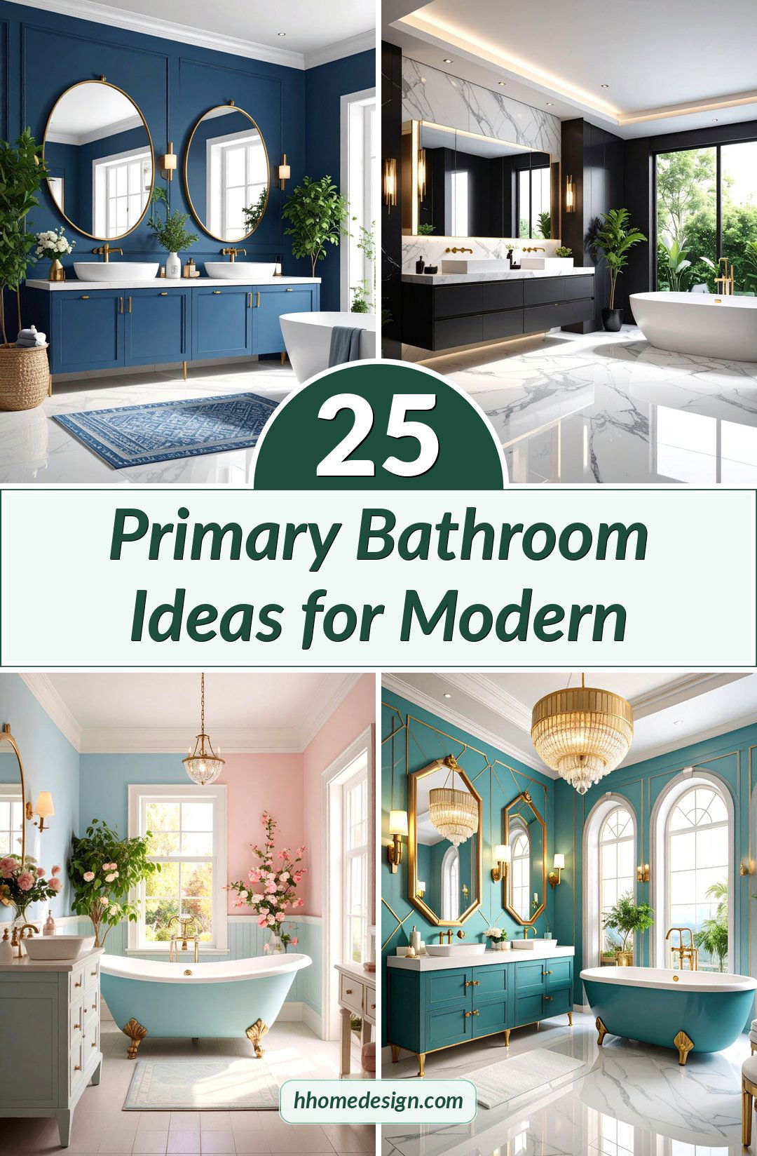25 Primary Bathroom Ideas for Modern